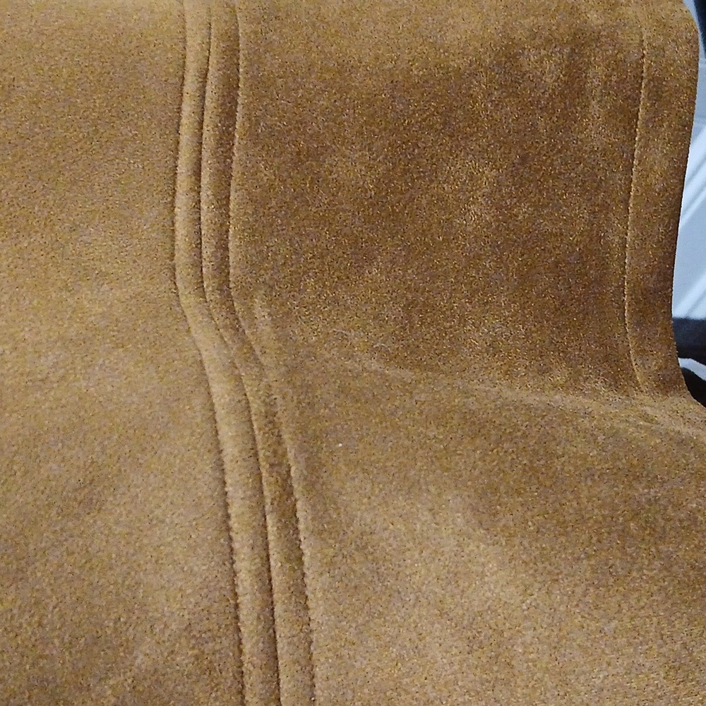 Ann Taylor Warm Brown Suede-Like Top - Picture 4 of 9